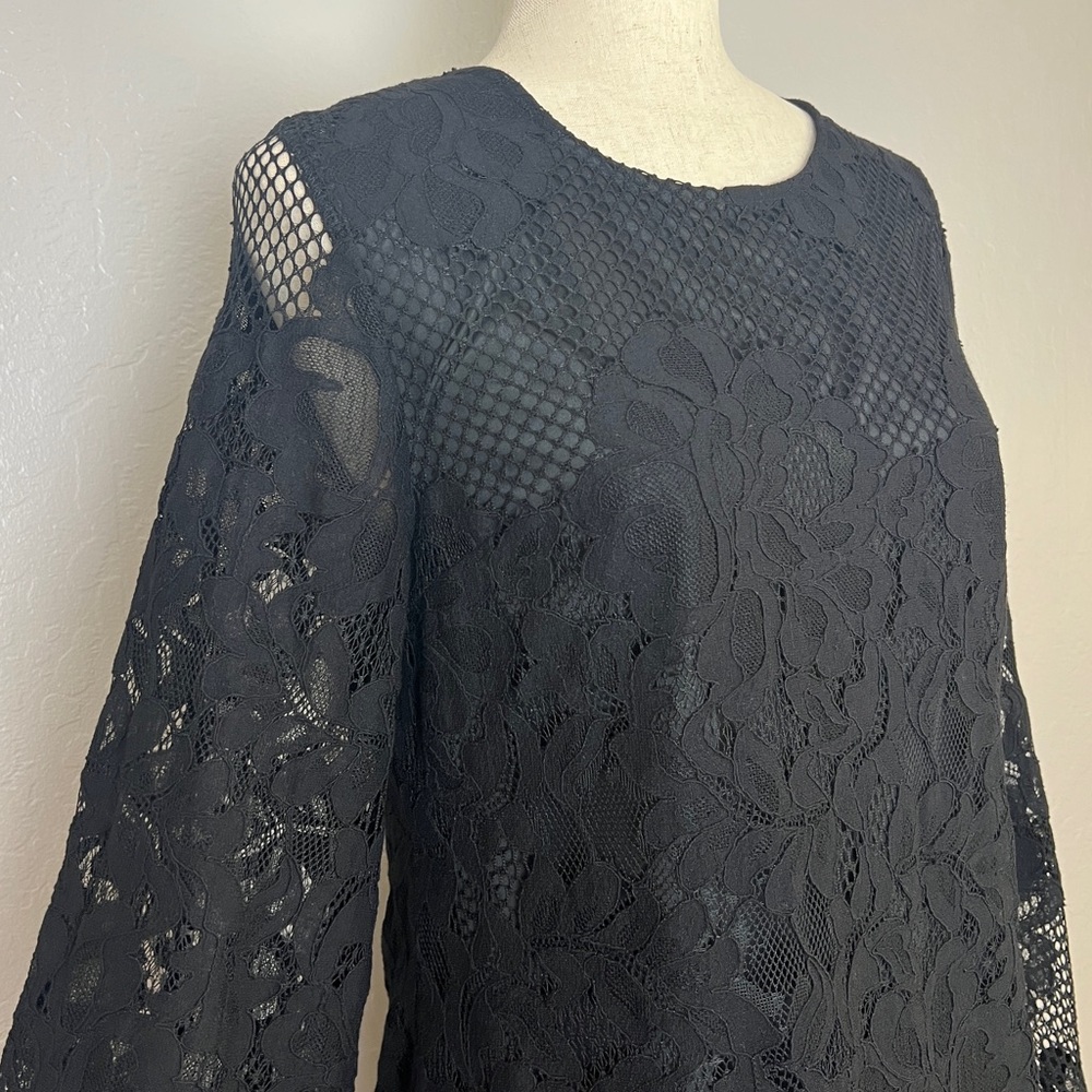 Lulu's Black Lace Mini Dress - Picture 5 of 15
